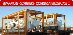 Separators - Scrubbers - Condensate Blowcase